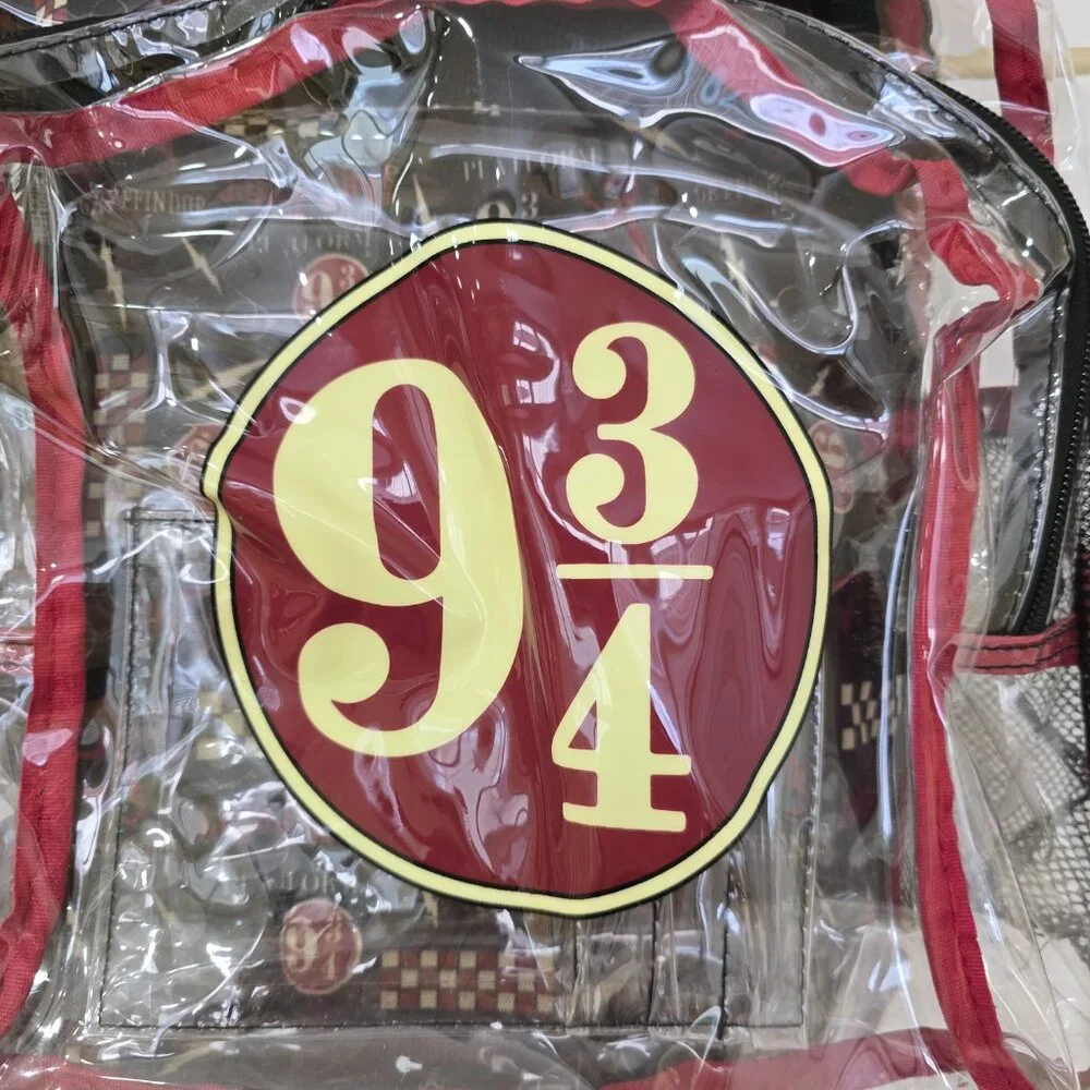 Harry‎ Potter Hogwarts Express Platform 9 3/4 Plastic Fabric Backpack Adjustable